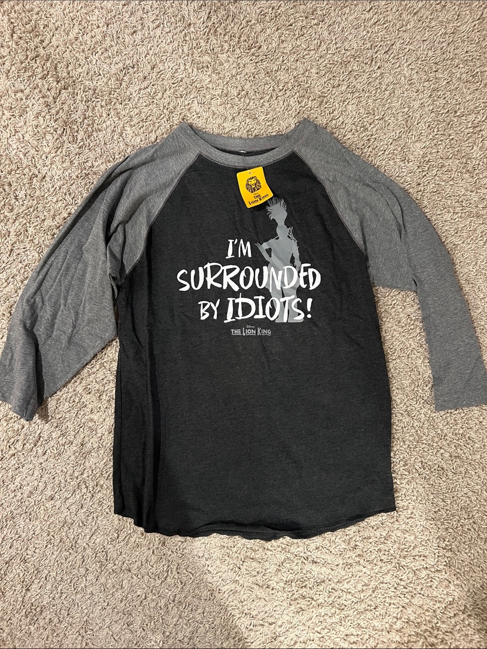 NWT Disney Lion King (Broadway) Raglan Tee (M)